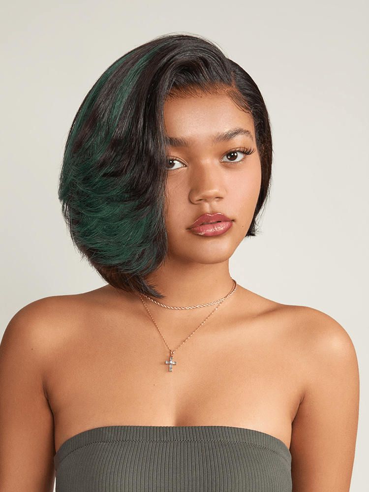 Frodio StyleStay Long-Lasting Bob Wig Glueless Hairstyle Human Hair With BioProtein Tech-11