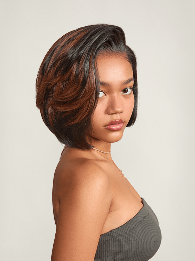 Frodio StyleStay Long-Lasting Bob Wig Glueless Hairstyle Human Hair With BioProtein Tech-06