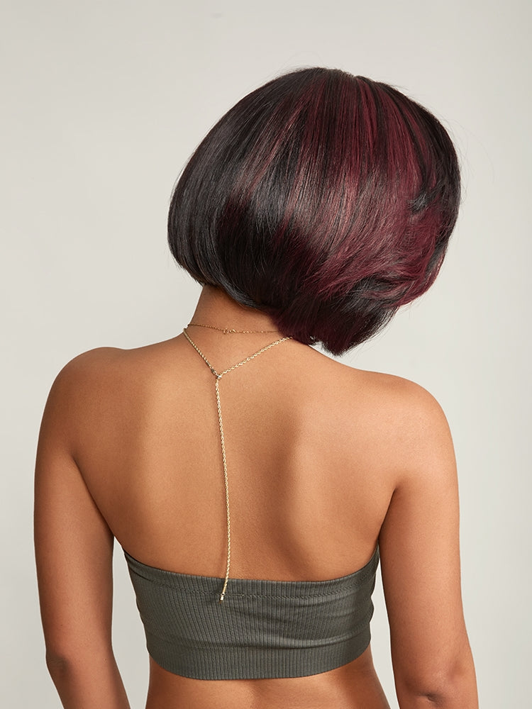 Frodio StyleStay Long-Lasting Bob Wig Glueless Hairstyle Human Hair With BioProtein Tech-12