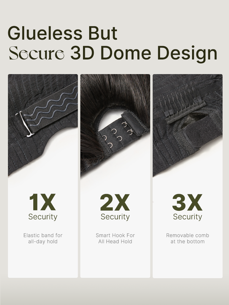 Frodio Silky Straight Glueless 5x5 Frontal Lace Wig 100% Human Hair-10