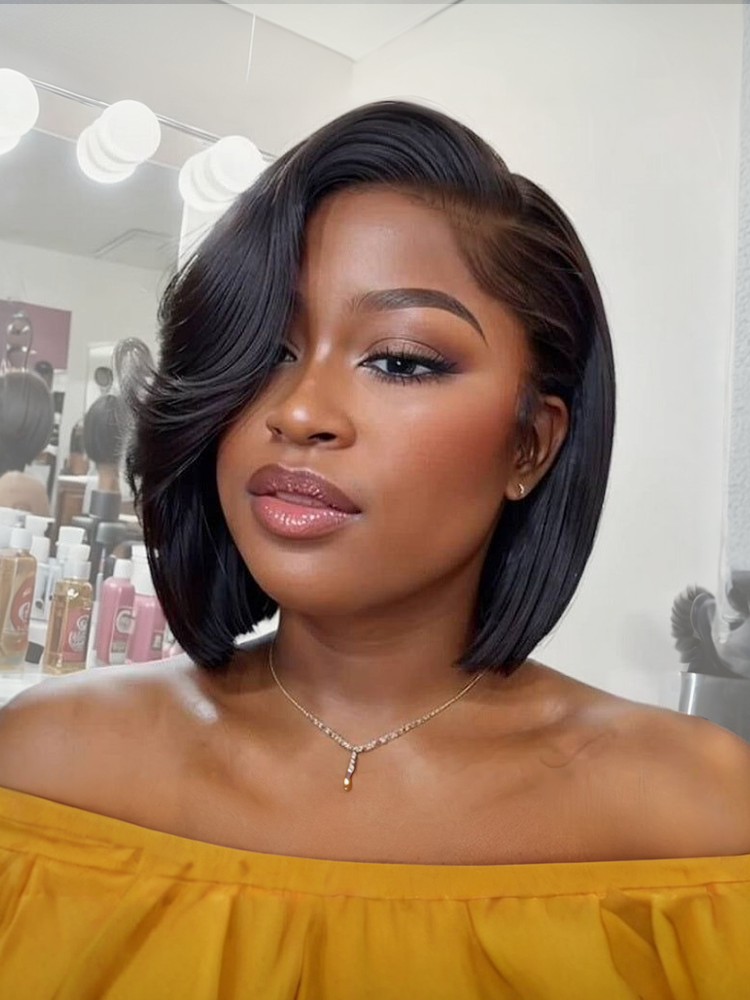 Frodio StyleStay Long-Lasting Bob Wig Glueless Hairstyle Human Hair With BioProtein Tech-17