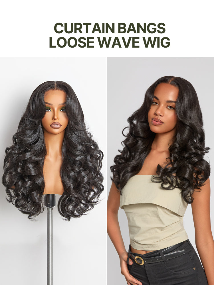 Frodio Veralux™ Blend Human Hair 24" 13x6 HD Lace Loose Wave Wig-15