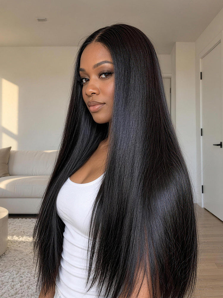 Frodio Veralux™ Blend Human Hair Silky Straight Lace Wig Glueless Beginner Friendly-66