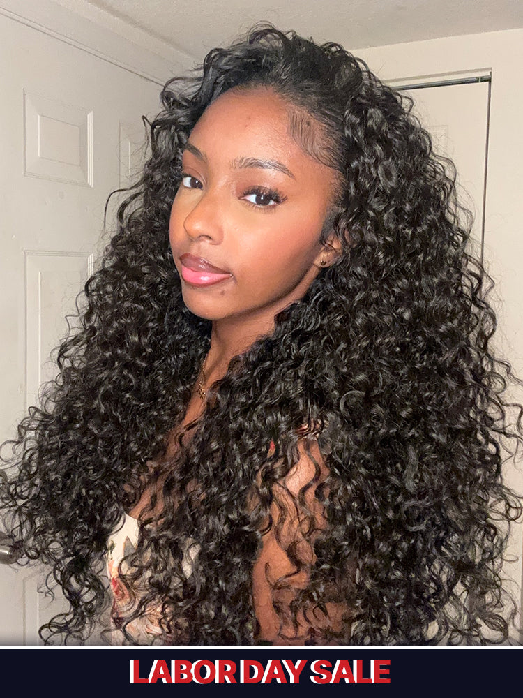 [Blend] Frodio 26" Veralux™ Blend Human Hair 3in1 Half Wig Ready To Wear Shaggy Waves Big Hair Curly Hair Wig