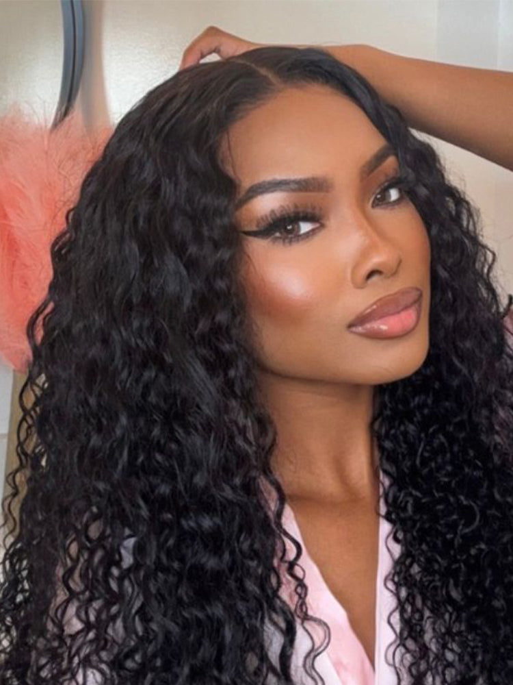 [Free Wigs Giveaway] Frodio Veralux™ Blend Human Hair Curly Wig Middle Part Pre-Cut Lace Ready to Wear-09
