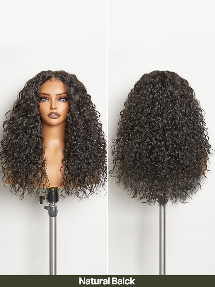 [Free Wigs Giveaway] Frodio Veralux™ Blend Human Hair Curly Wig Middle Part Pre-Cut Lace Ready to Wear-11