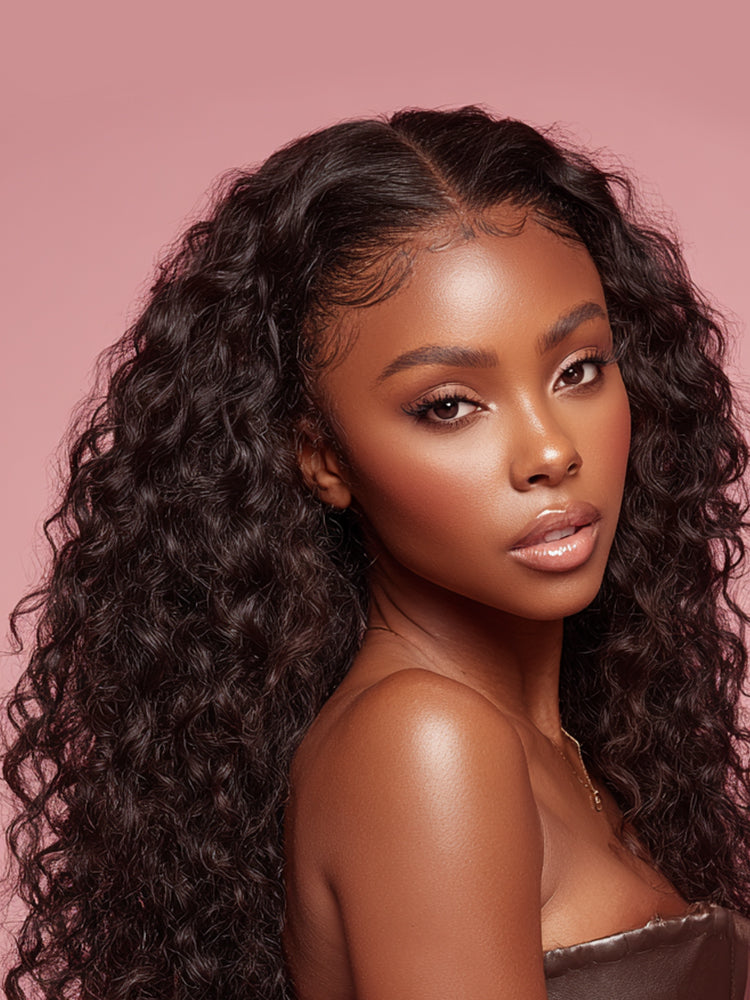 [Blend] Frodio Veralux™ Blend Human Hair Middle Part Curly Wig- Effortless Shaggy Waves Big Hair Curly Hair Wig Ready To Wear-03