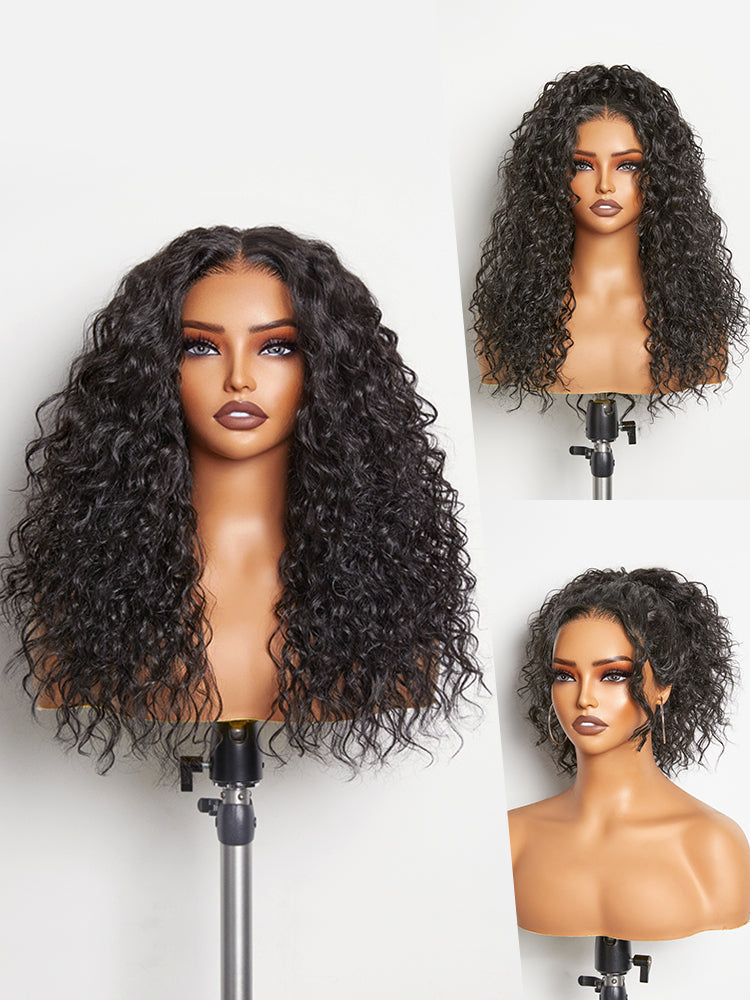 [Blend] Frodio Veralux™ Blend Human Hair Middle Part Curly Wig- Effortless Shaggy Waves Big Hair Curly Hair Wig Ready To Wear-06
