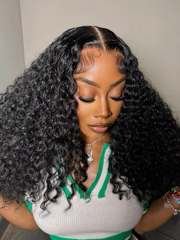 [Blend] Frodio Veralux™ Blend Human Hair Middle Part Curly Wig- Effortless Shaggy Waves Big Hair Curly Hair Wig Ready To Wear-01