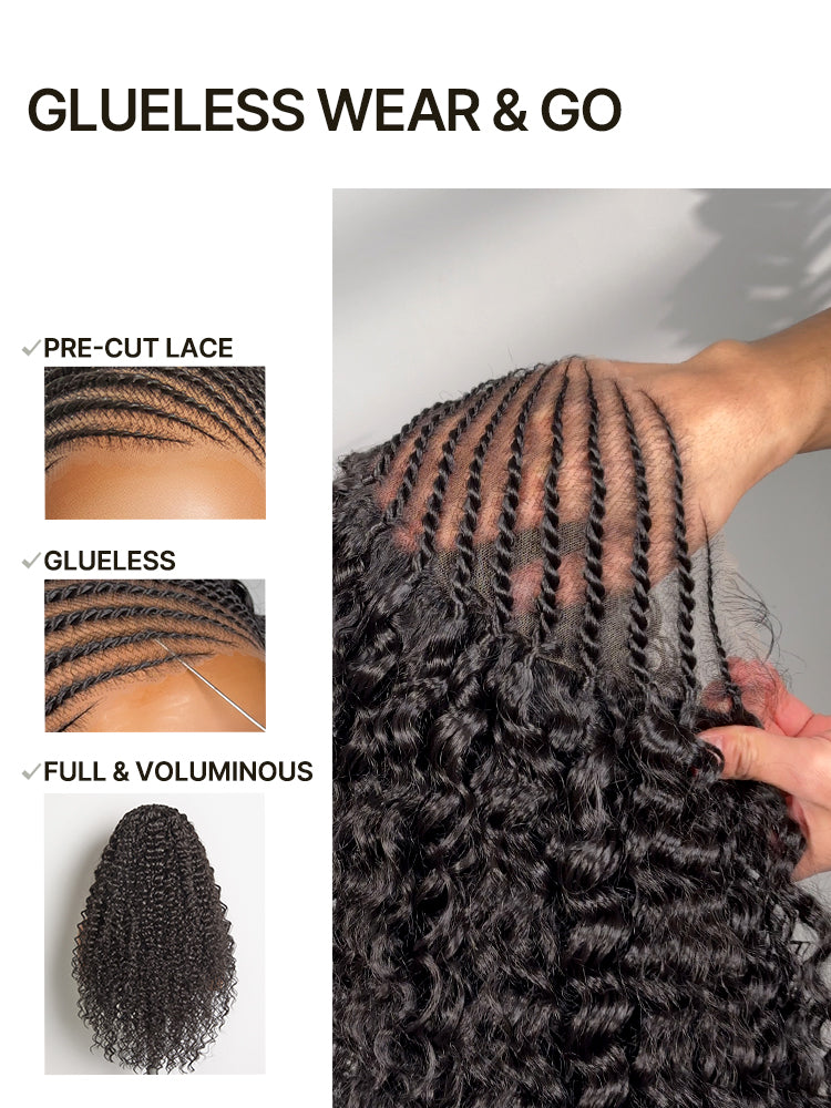 Frodio Veralux™ Fiber 12" Fulani Braid Wig-04