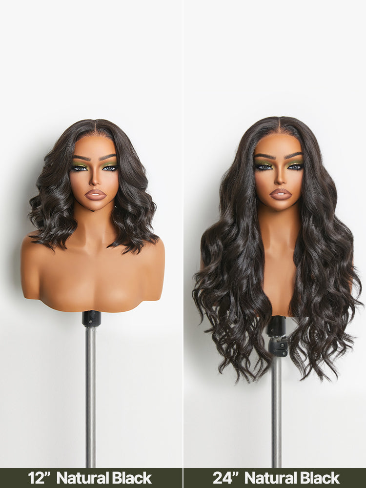 Frodio Veralux™ Blend Human Hair Middle Part Loose Wave Wig Glueless Ready to Wear Blend Hair Wig-18