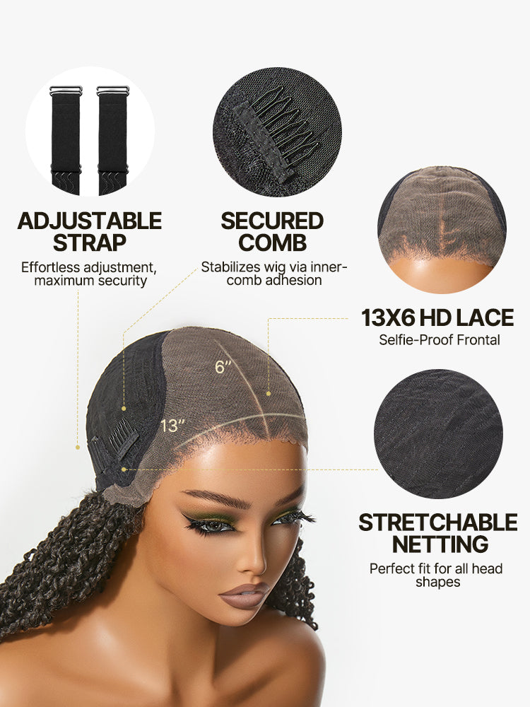 Frodio Veralux™ Boho Twist Curly 13x6 Ear-to-Ear Pre-Cut Lace Front 24" Wig Glueless Ready to Wear-06