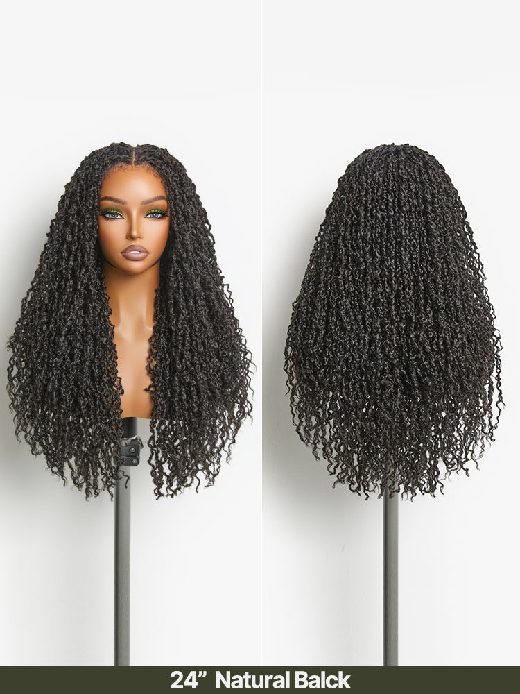 Frodio Veralux™ Boho Twist Curly 13x6 Ear-to-Ear Pre-Cut Lace Front 24