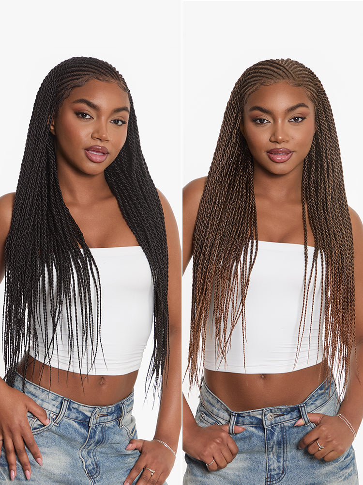 [Free Wigs Giveaway] Frodio Veralux™ Fiber Two-Strand Twist Braided Wig 13x5 Frontal Lace Wig with Baby Hair-01