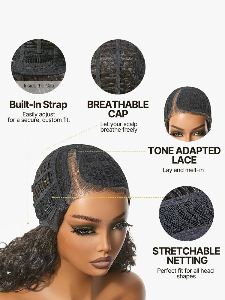 [Blend] Frodio Veralux™ T-Part Lace Curly Wig  – Blend Human Hair, Fluffy Curls, Natural Hairline, Ready to Wear-04