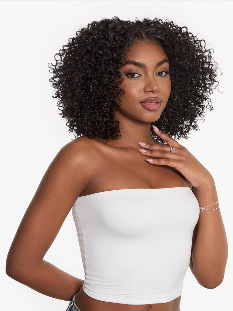 [Free Wigs Giveaway] Frodio Veralux™ Blend Human Hair Jerry Curly Wig 13x6 Frontal Lace Wig Glueless Wear and Go-01