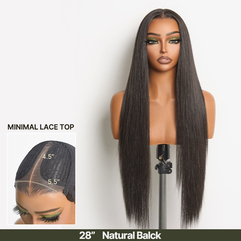 Frodio Veralux™ Blend Human Hair Silky Straight Lace Wig Glueless Beginner Friendly-33