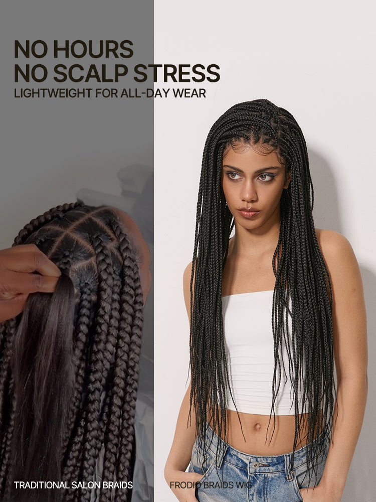 Frodio Veralux™ Fiber Full Lace Braided Wig with 3-Strand Braids and 2-Strand Twists-05