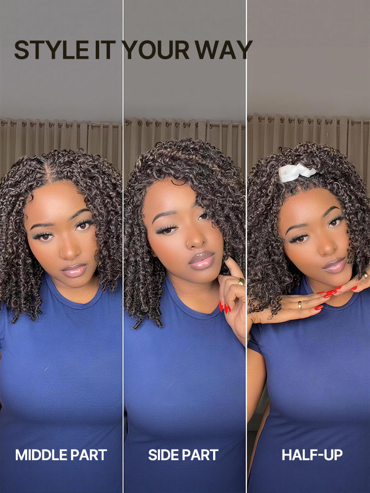Frodio Veralux™ Fiber Boho Braids Water Wave Wig 13x6 HD Pre-Cut Lace Glueless-49