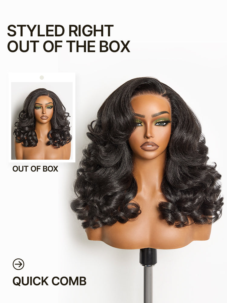 Frodio Veralux™ Blend Human Hair Body Wave Wig Yaki Loose Minimal Lace Glueless Wear and Go Beginner Friendly-05