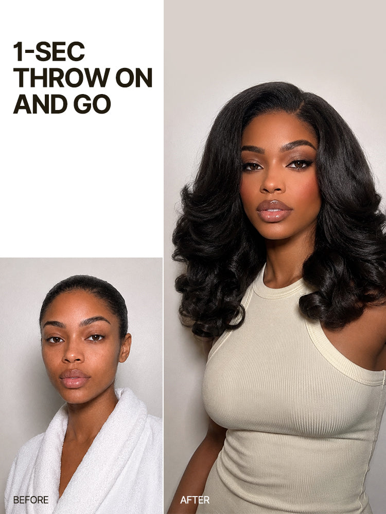 Frodio Veralux™ Blend Human Hair Body Wave Wig Yaki Loose Minimal Lace Glueless Wear and Go Beginner Friendly-04