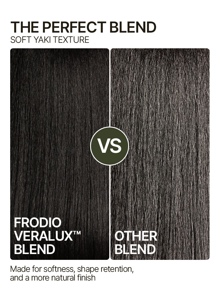 [Free Wigs Giveaway] Frodio Veralux™ Blend Human Hair Yaki Straight Bob Wig 3-in-1 Half Wig Glueless Wear and Go-02