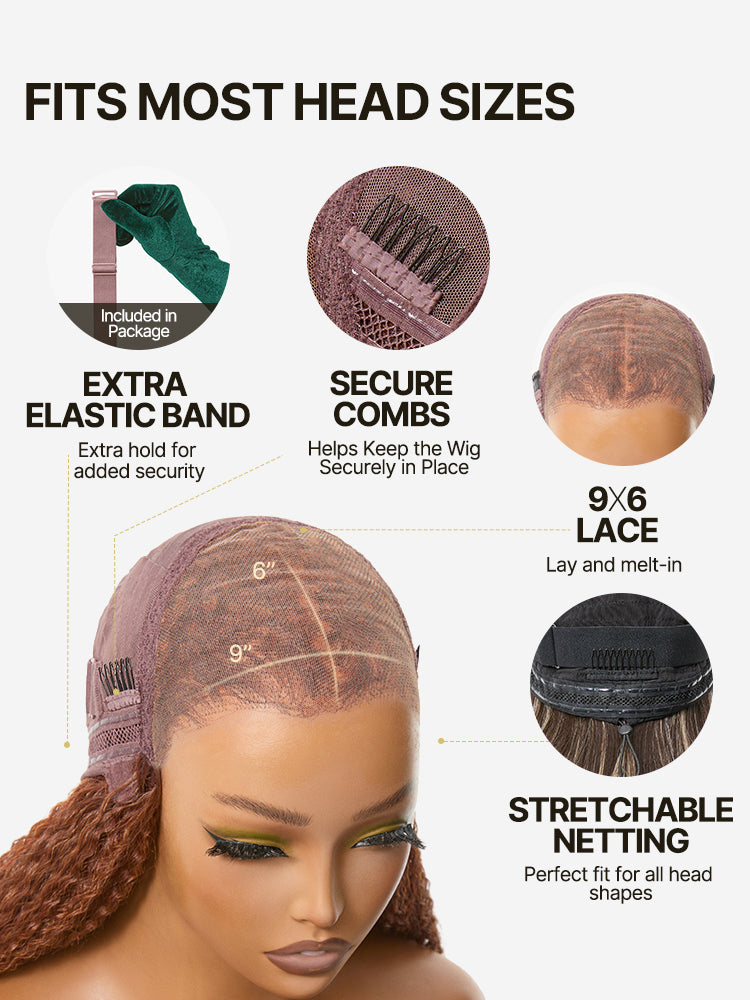 Frodio Veralux™ Blend Human Hair Kinky Curly Wig 9x6 Lace Glueless Full & Fluffy Beginner-Friendly-08