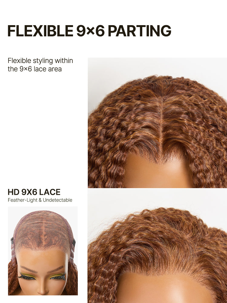 Frodio Veralux™ Blend Human Hair Kinky Curly Wig 9x6 Lace Glueless Full & Fluffy Beginner-Friendly-04