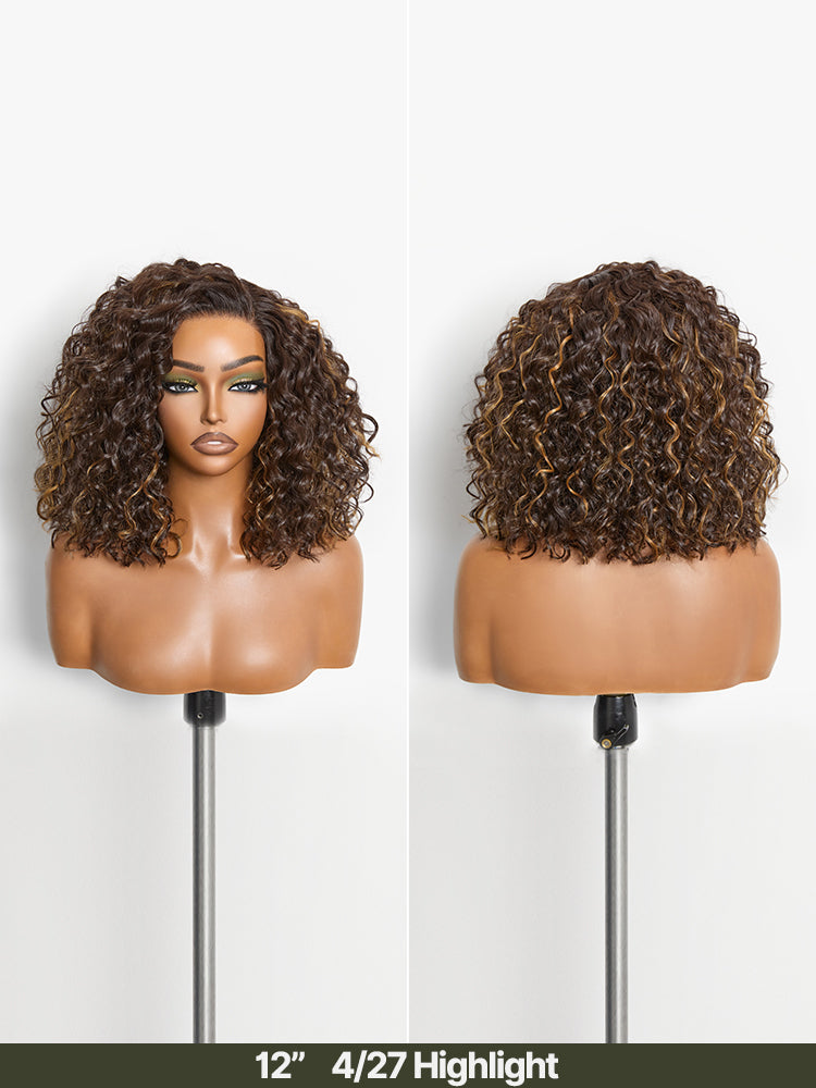 [Free Wigs Giveaway] Frodio Veralux™ Blend Human Hair Curly T-Part Lace Wig Natural Hairline Ready to Wear-09