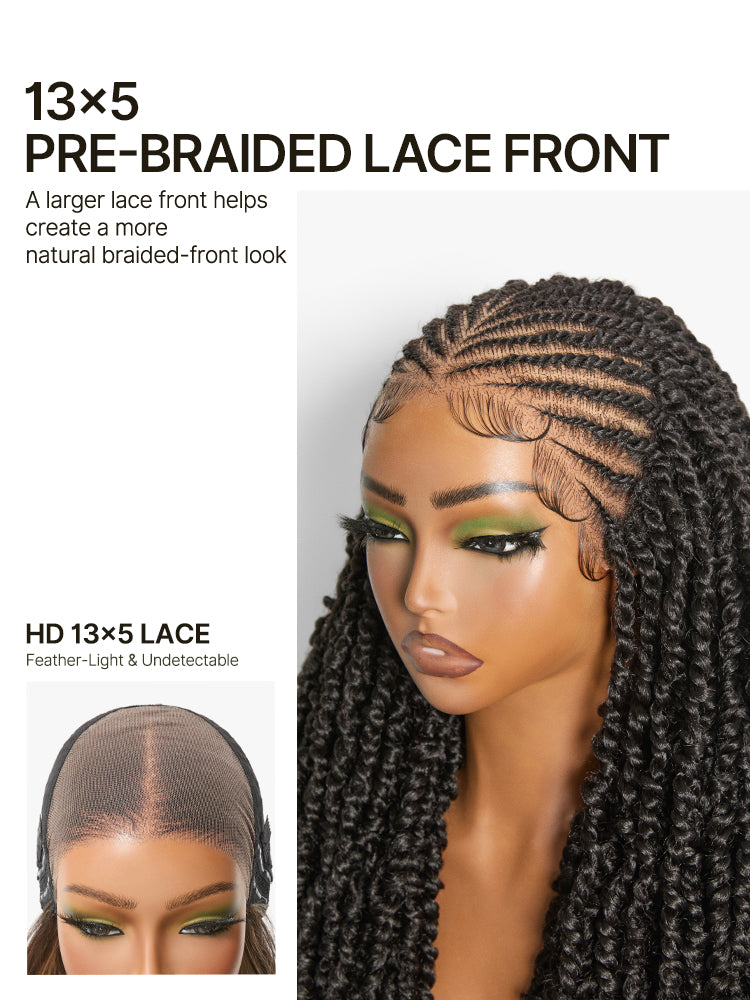 Frodio Veralux™ Fiber Passion Twist Wig 13x5 Frontal Lace Wig with Baby Hair-04