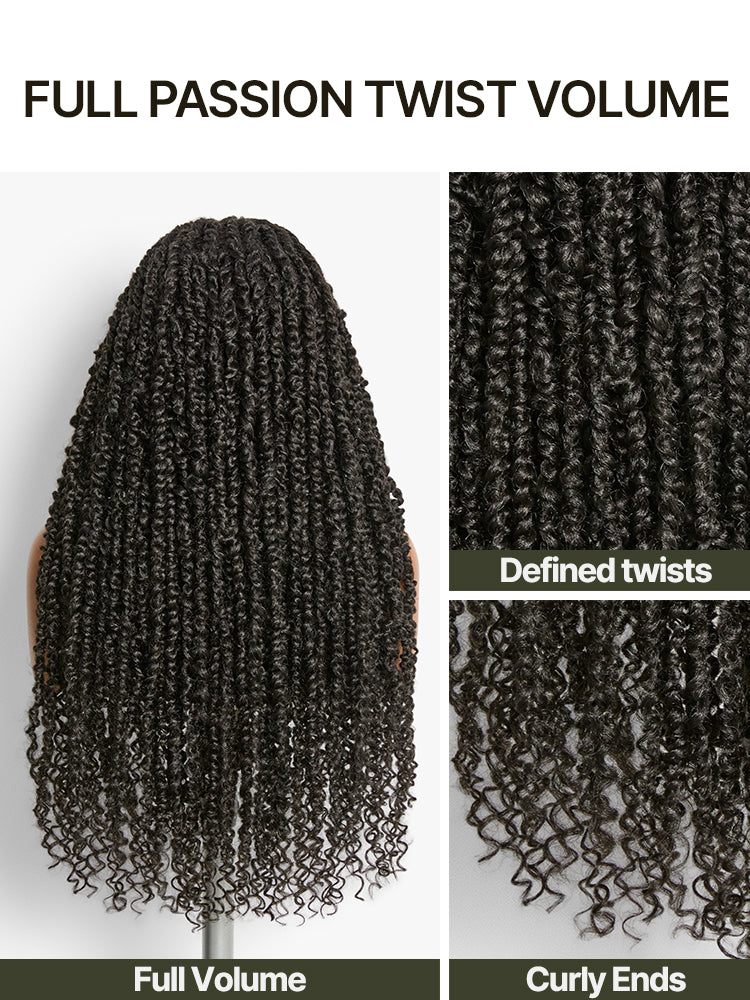 Frodio Veralux™ Fiber Passion Twist Wig 13x5 Frontal Lace Wig with Baby Hair-05