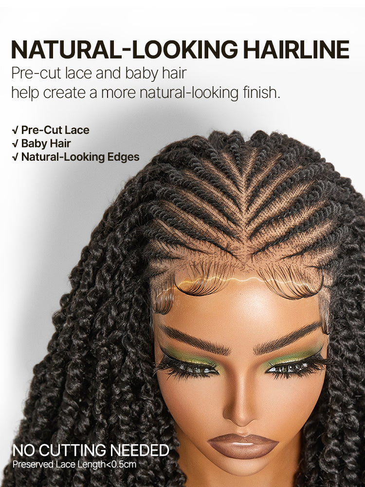 Frodio Veralux™ Fiber Passion Twist Wig 13x5 Frontal Lace Wig with Baby Hair-03