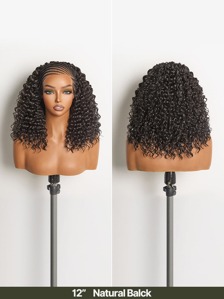 [Free Wigs Giveaway] Frodio Veralux™ Fiber Fulani Braid Wig 13x6 Frontal Lace Wig Chic and Voluminous-11