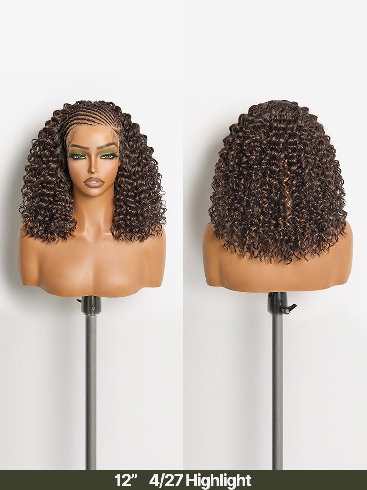 [Free Wigs Giveaway] Frodio Veralux™ Fiber Fulani Braid Wig 13x6 Frontal Lace Wig Chic and Voluminous-13