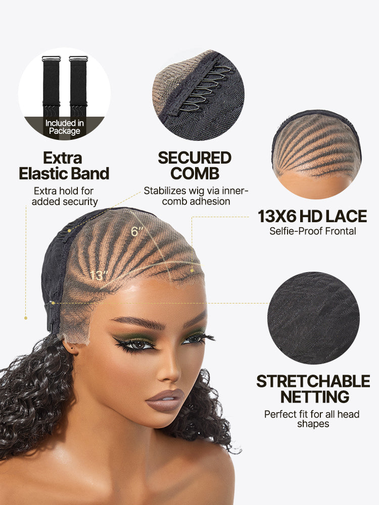 [Free Wigs Giveaway] Frodio Veralux™ Fiber Fulani Braid Wig 13x6 Frontal Lace Wig Chic and Voluminous-09