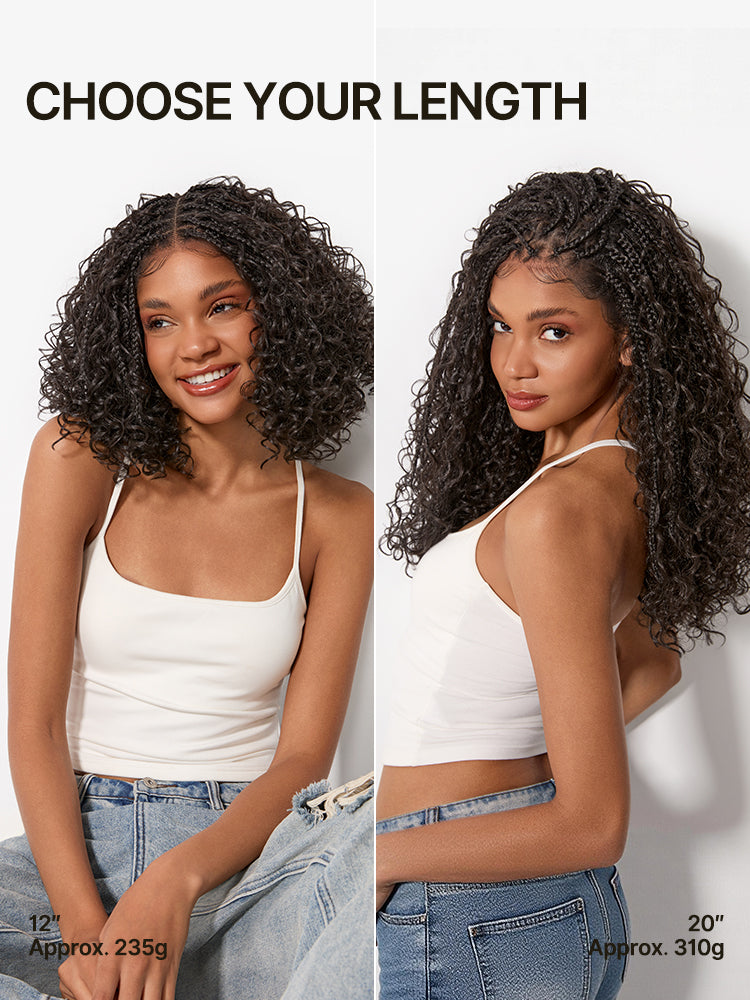 Frodio Veralux™ Fiber Braided Top Water Wave Wig 13x6 Lace Front Glueless Wear and Go-63