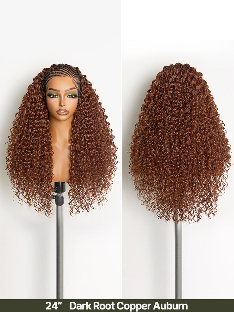 [Free Wigs Giveaway] Frodio Veralux™ Fiber Fulani Braid Wig 13x6 Frontal Lace Wig Chic and Voluminous-16