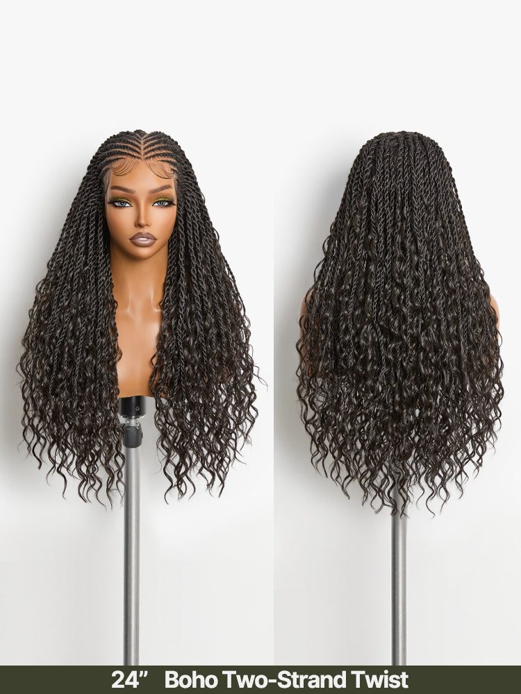 Frodio Veralux™ Fiber Passion Twist Wig 13x5 Frontal Lace Wig with Baby Hair-21