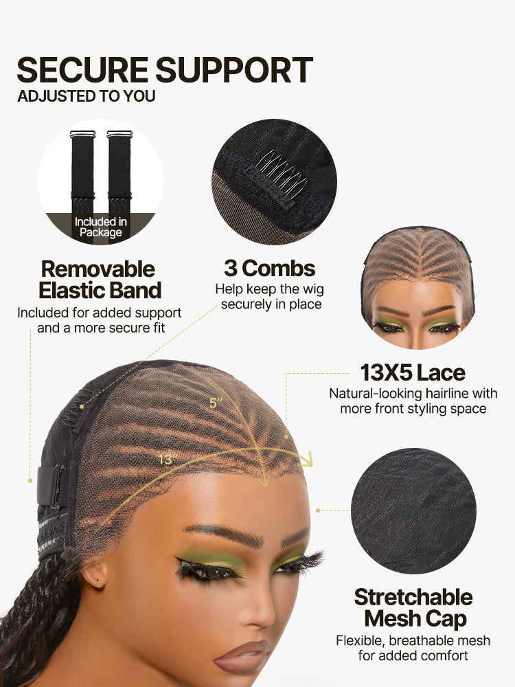 Frodio Veralux™ Fiber Passion Twist Wig 13x5 Frontal Lace Wig with Baby Hair-23