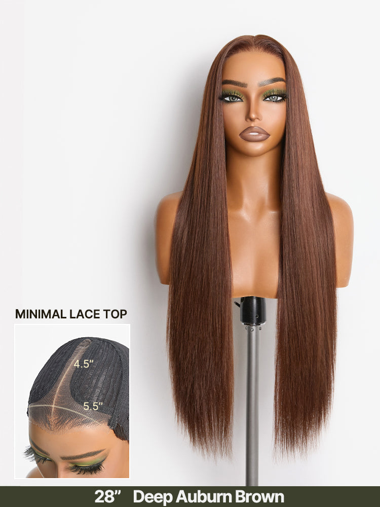 Frodio Veralux™ Blend Human Hair Silky Straight Lace Wig Glueless Beginner Friendly-64