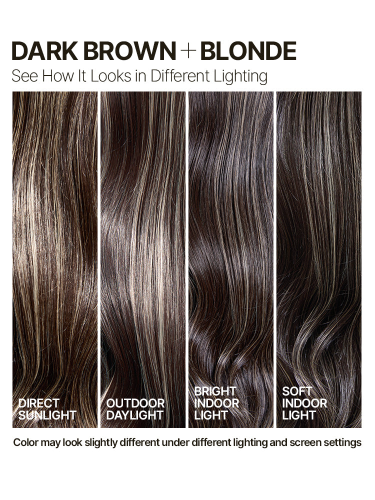 Frodio Veralux™ Blend Human Hair Loose wave Wig 9x6 Lace Brown Blonde Highlight 28 Inch-23