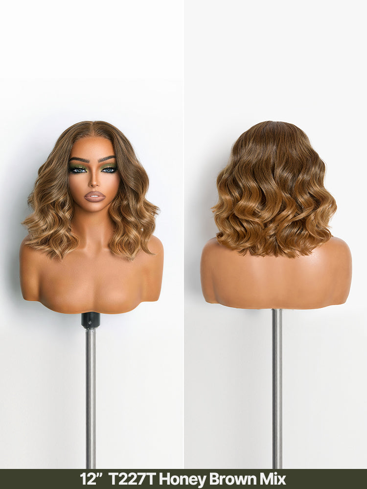 [Free Wigs Giveaway] Frodio Veralux™ Blend Human Hair Middle Part Loose Wave Wig Glueless Ready To Wear-14