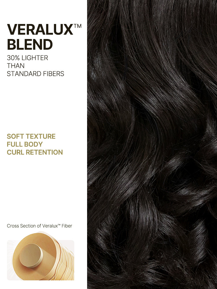Frodio Veralux™ Blend Human Hair Face-Framing Layered Loose Wave Wig 13x6 Frontal Lace-05