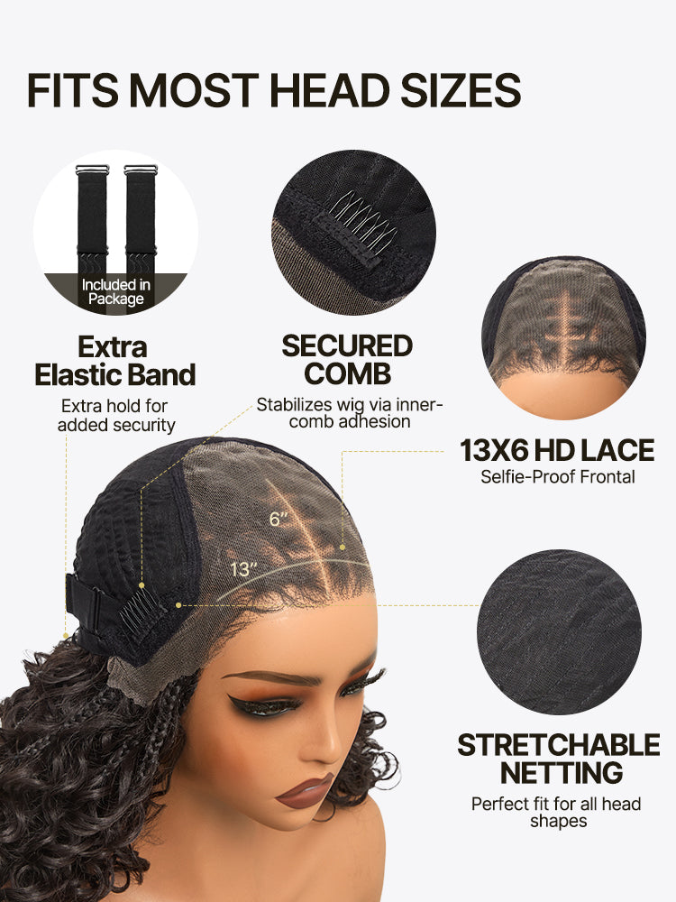 [Free Wigs Giveaway] Frodio Veralux™ Fiber Braided Top Water Wave Wig 13x6 Lace Front Glueless Wear and Go-07