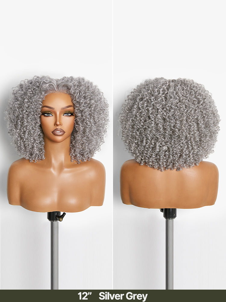 [Free Wigs Giveaway] Frodio Veralux™ Blend Human Hair Jerry Curly Wig 13x6 Frontal Lace Wig Glueless Wear and Go-12