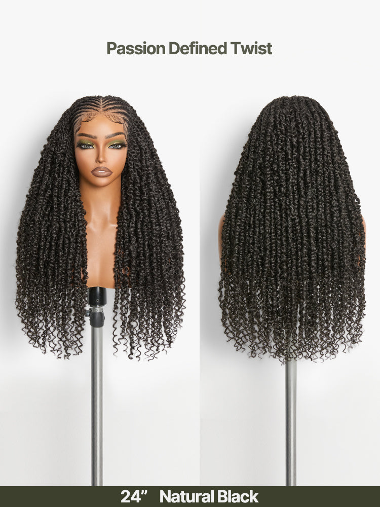 Frodio Veralux™ Fiber Passion Twist Wig 13x5 Frontal Lace Wig with Baby Hair-26