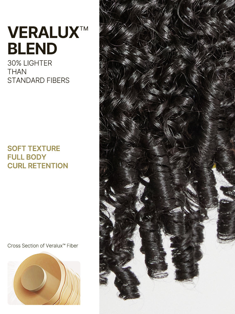 Frodio Veralux™ Synthetic Fiber + Human Hair Burmese Curly Wig Middle Part Pre-Cut Lace Spiral Ends Glueless-08