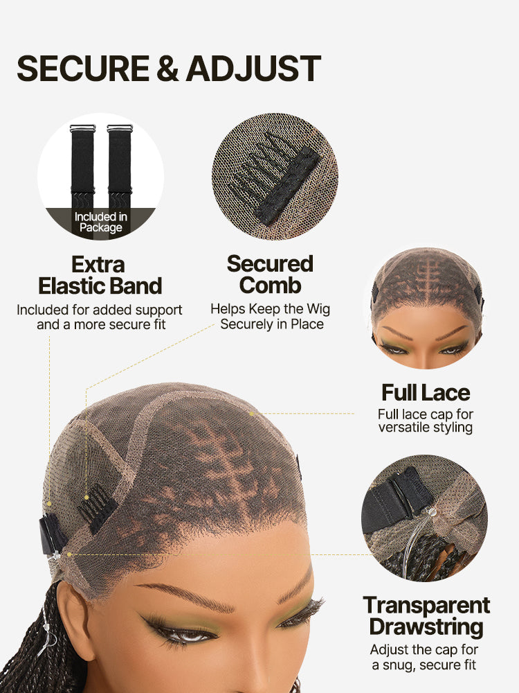 Frodio Veralux™ Fiber Mini Senegalese Twist Full Lace Wig with Curly Ends re-Cut Lace Ready to Wear-06